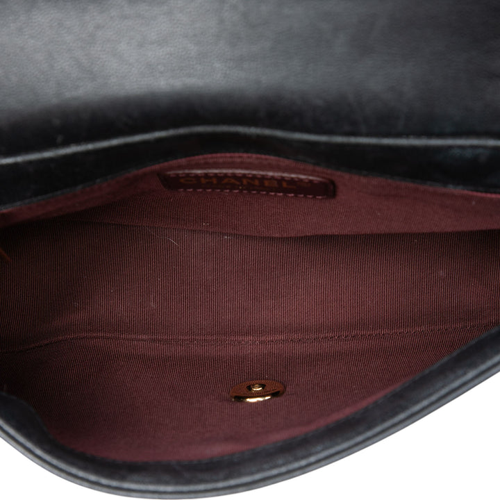 Chanel Mademoiselle à rabat Petit Cuir d'agneau Noir – vue 4 – GABY PARIS