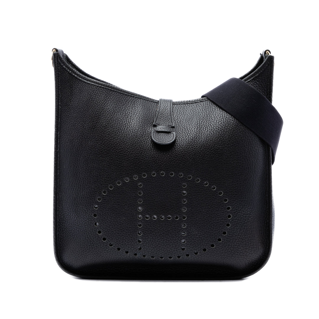 Hermès Sac bandoulière Evelyne I 33 Togo Noir – vue principale – GABY PARIS