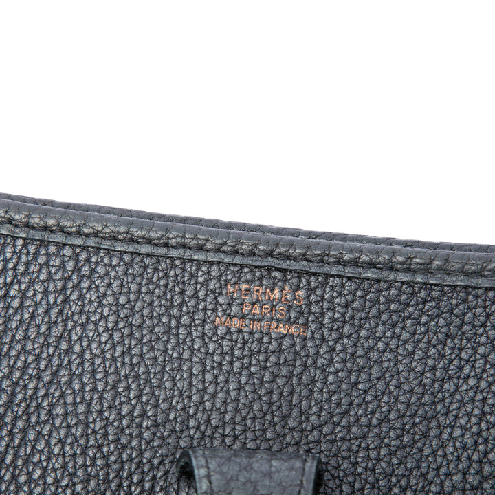 Hermès Sac bandoulière Evelyne I 33 Togo Noir – vue 5 – GABY PARIS