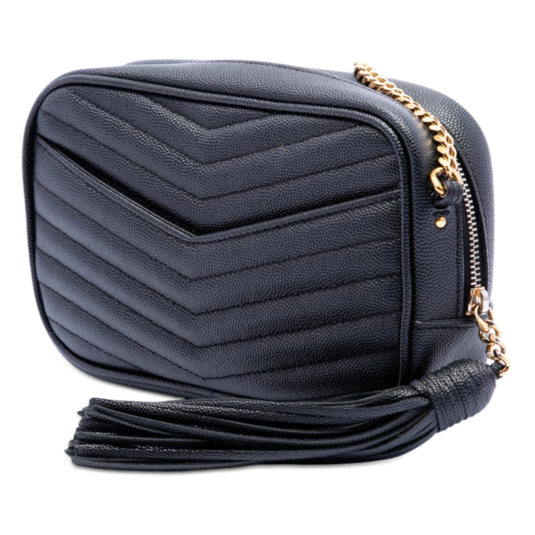 Saint Laurent Mini Grain de Poudre Monogram Lou Sac caméra