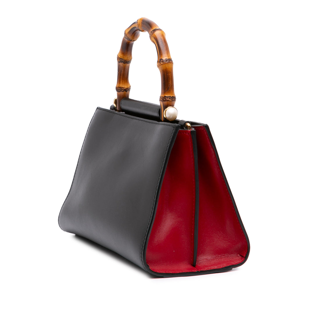 Gucci Bamboo Web Nymphaea sac à Mini Cuir nappa
