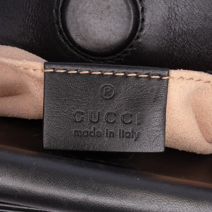 Gucci Bamboo Web Nymphaea sac à Mini Cuir nappa