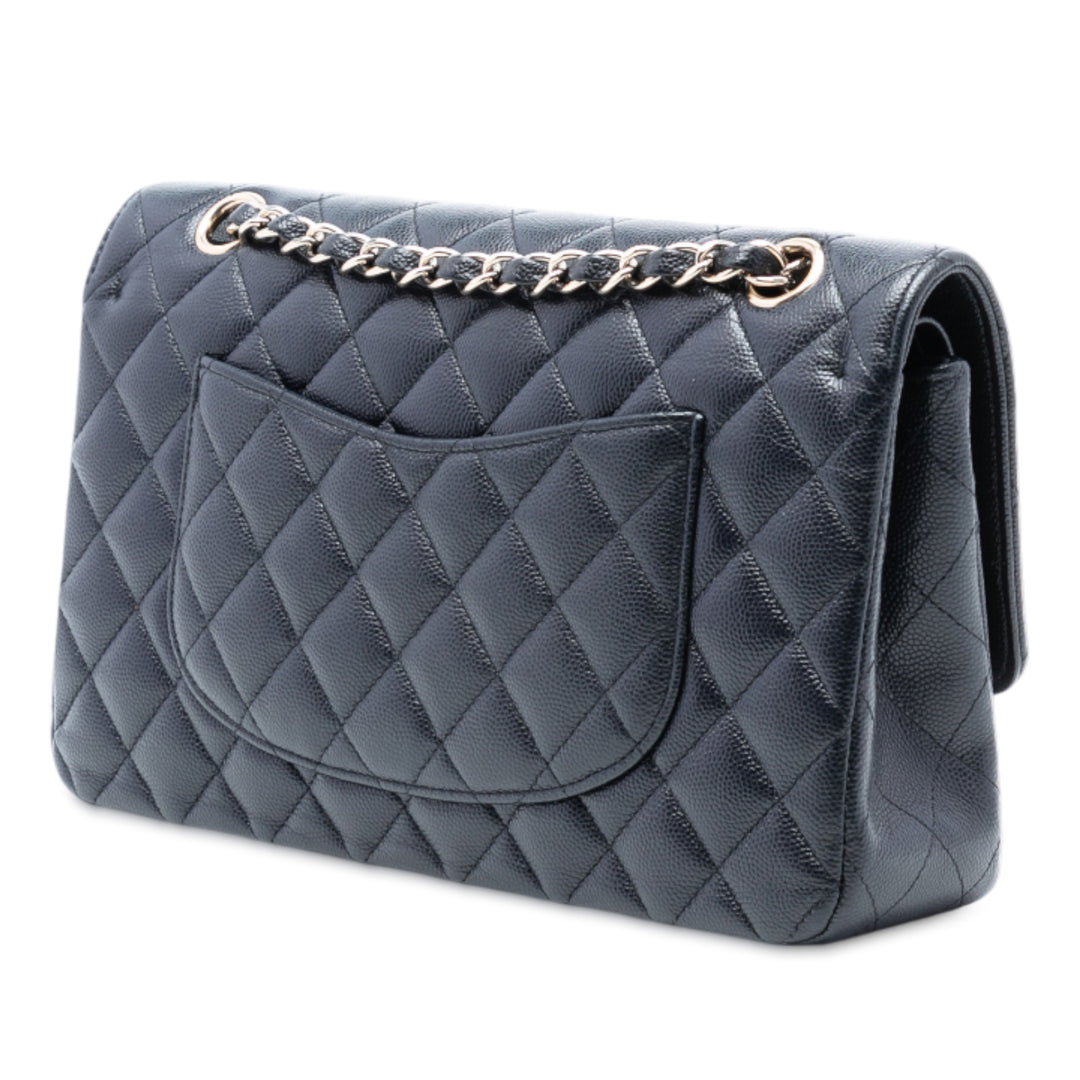 Chanel Medium Classic Caviar Double rabat