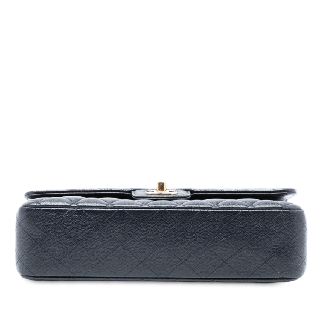 Chanel Medium Classic Caviar Double rabat
