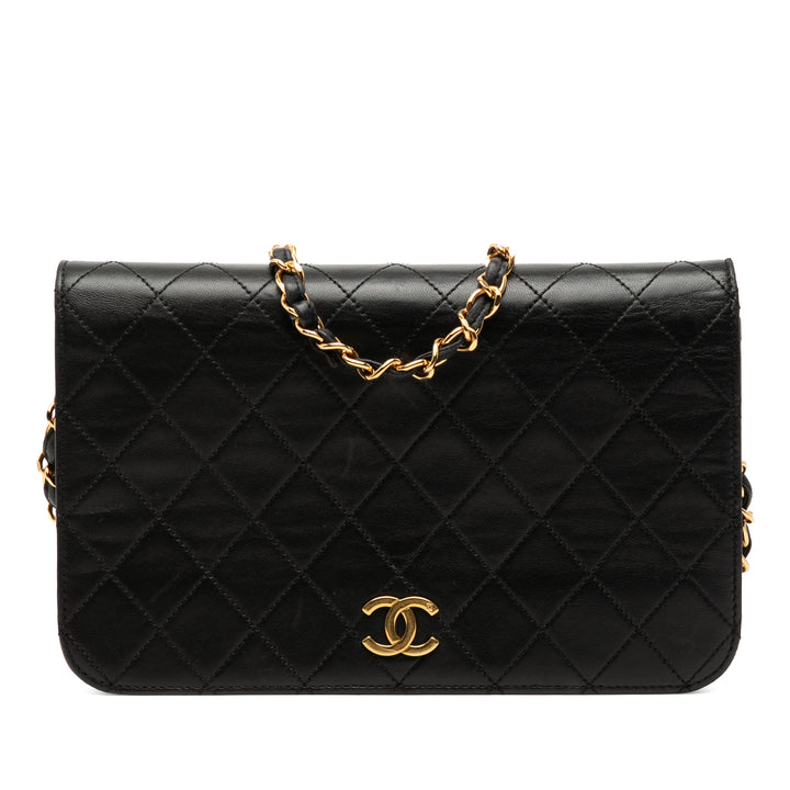 Chanel CC Matelassé Cuir d’agneau Full Simple rabat