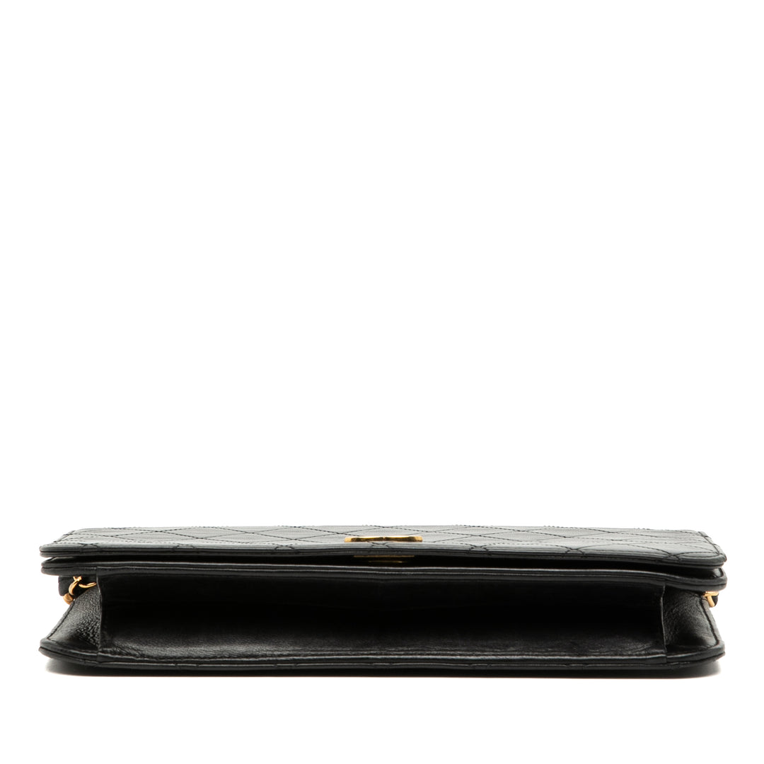 Chanel CC Matelassé Cuir d’agneau Full Simple rabat