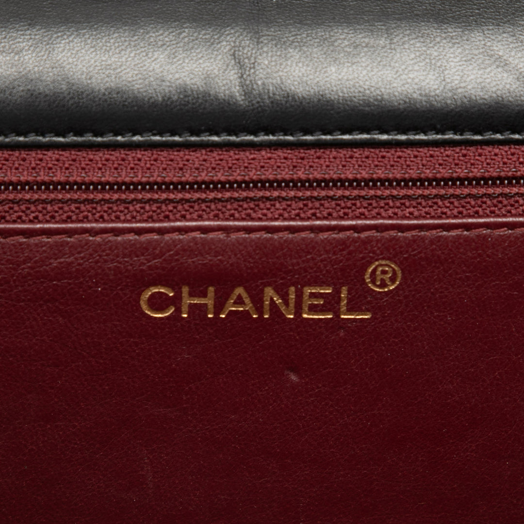 Chanel CC Matelassé Cuir d’agneau Full Simple rabat