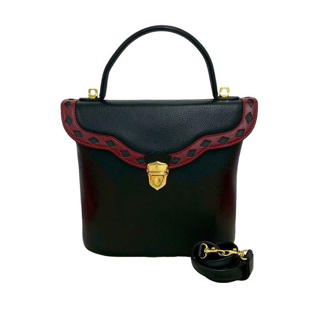 Saint Laurent Diamond Cut Punching sac à Noir – vue principale – GABY PARIS