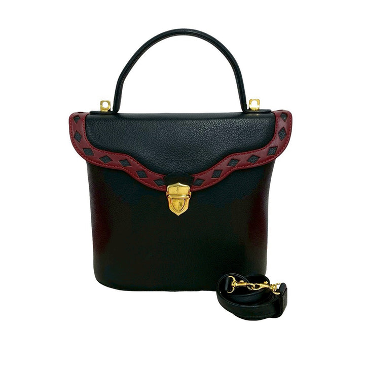 Saint Laurent Diamond Cut Punching sac à Noir – vue principale – GABY PARIS