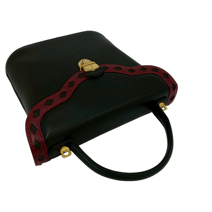 Saint Laurent Diamond Cut Punching sac à Noir – vue 9 – GABY PARIS