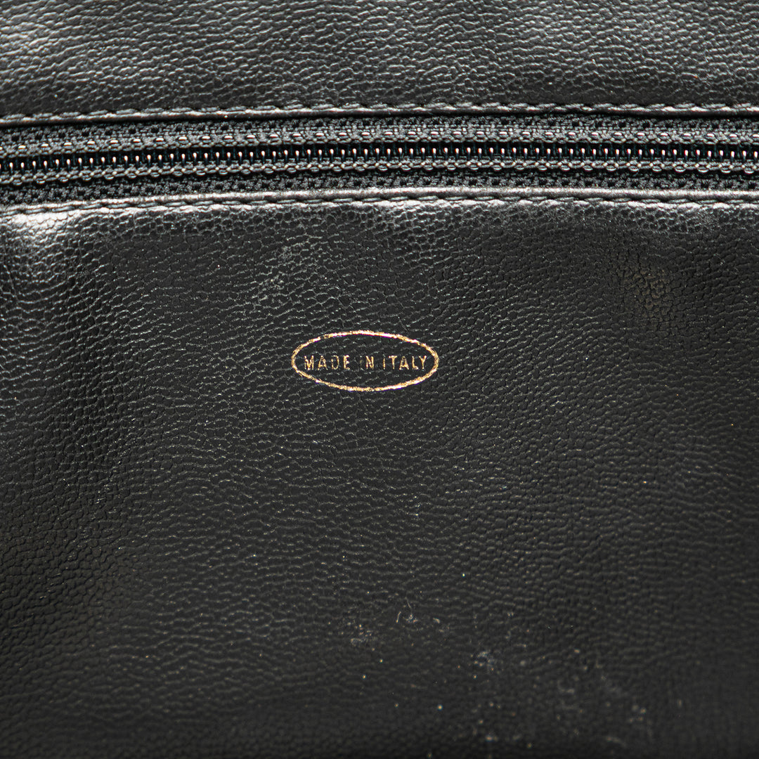 Chanel Triple CC Cuir d’agneau Bucket Noir