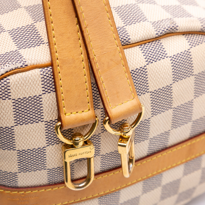 Damier Azur Speedy Bandouliere 30 White - Gaby Paris