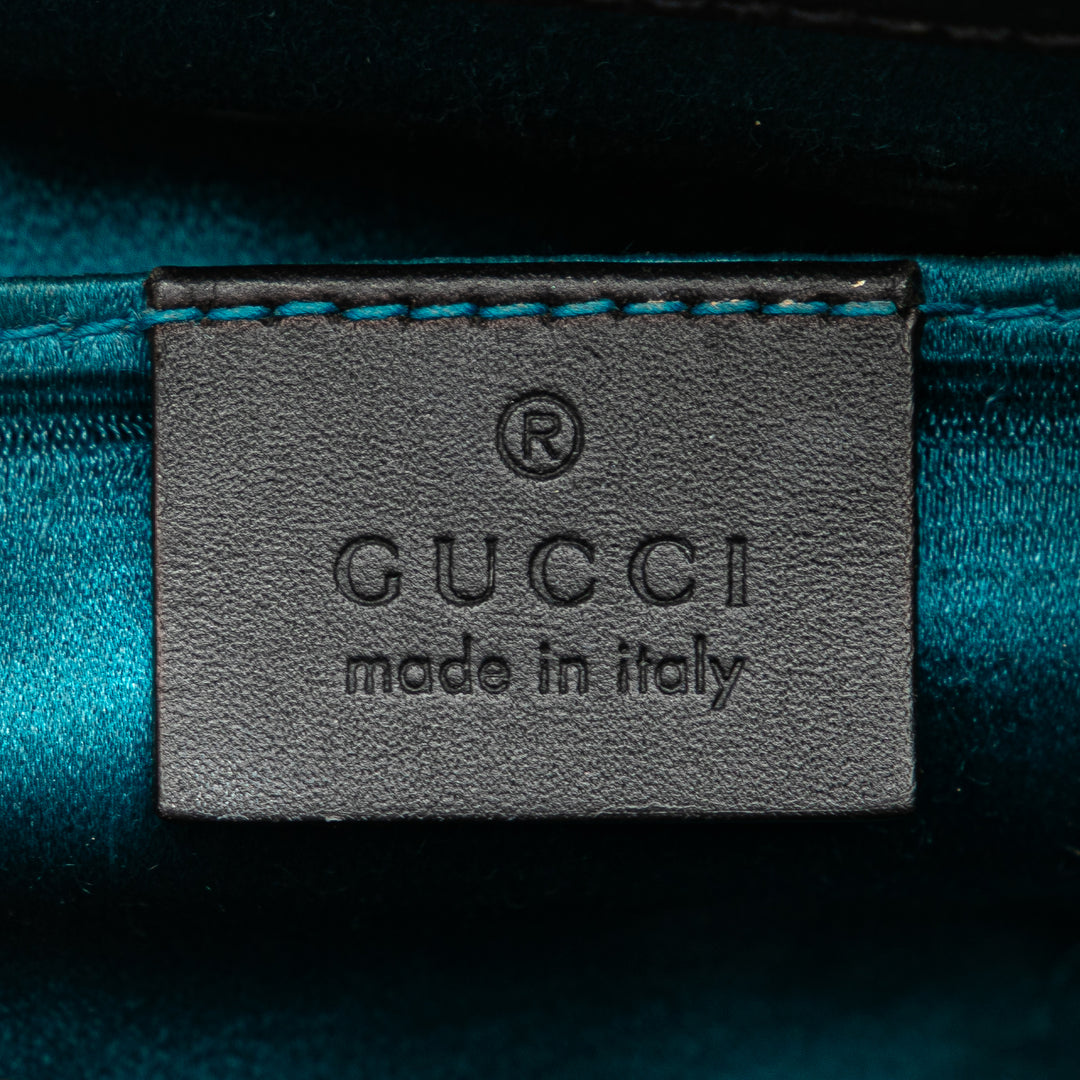 Gucci Small Daim Ophidia Chain Sac porté croisé Noir
