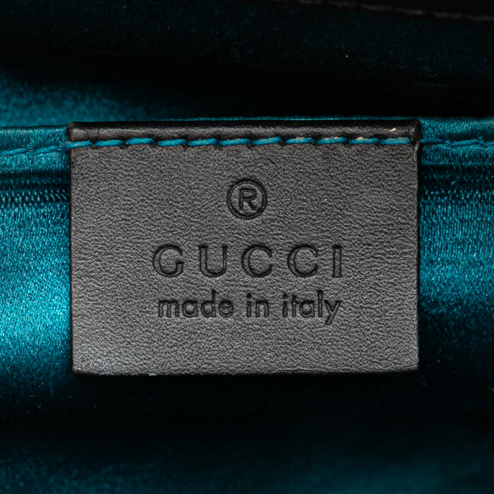 Gucci Small Daim Ophidia Chain Sac porté croisé Noir