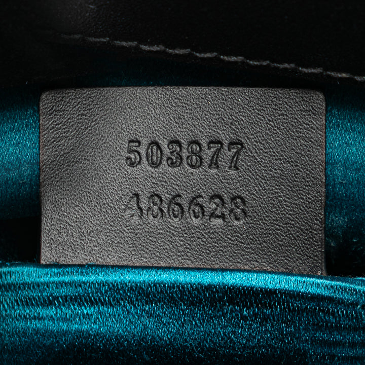 Gucci Small Daim Ophidia Chain Sac porté croisé Noir