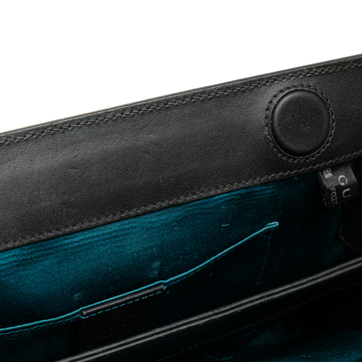 Gucci Small Daim Ophidia Chain Sac porté croisé Noir