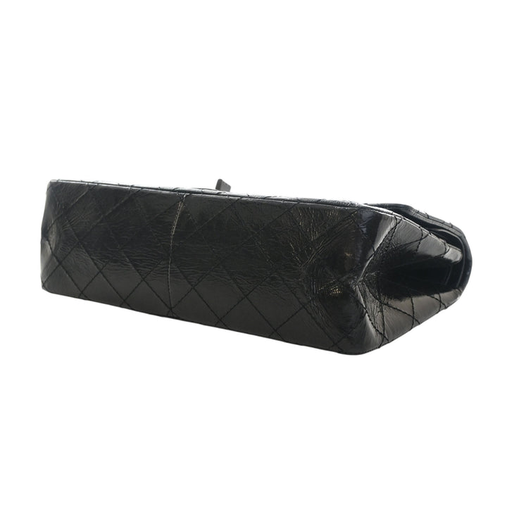 Chanel Glazed Matelassé vieilli Cuir de veau So Reissue 2.55 Double rabat 226