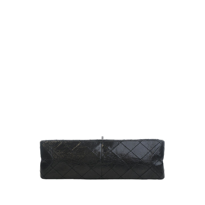 Chanel Glazed Matelassé vieilli Cuir de veau So Reissue 2.55 Double rabat 226