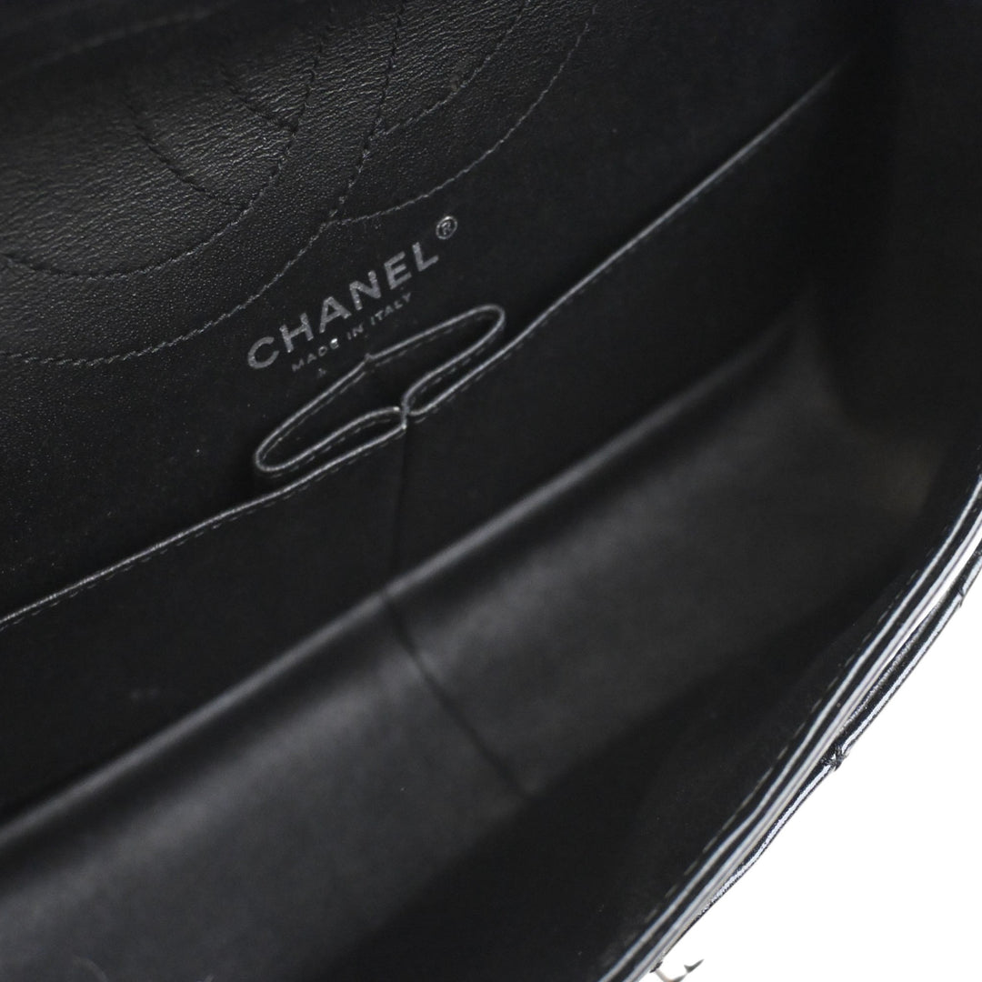 Chanel Glazed Matelassé vieilli Cuir de veau So Reissue 2.55 Double rabat 226