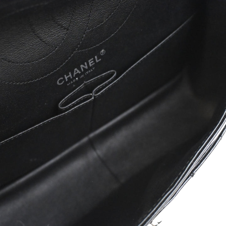 Chanel Glazed Matelassé vieilli Cuir de veau So Reissue 2.55 Double rabat 226