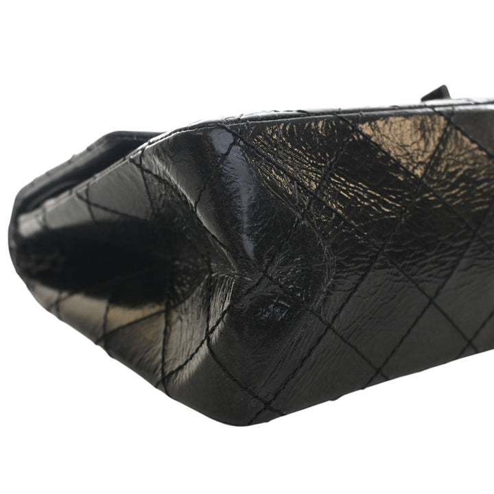 Chanel Glazed Matelassé vieilli Cuir de veau So Reissue 2.55 Double rabat 226