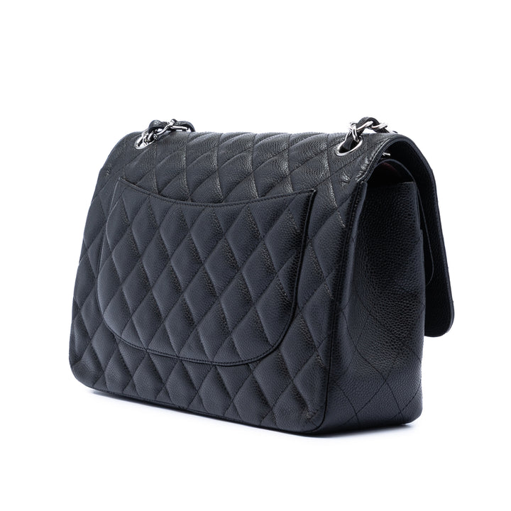 Chanel Jumbo Classic Caviar Double rabat