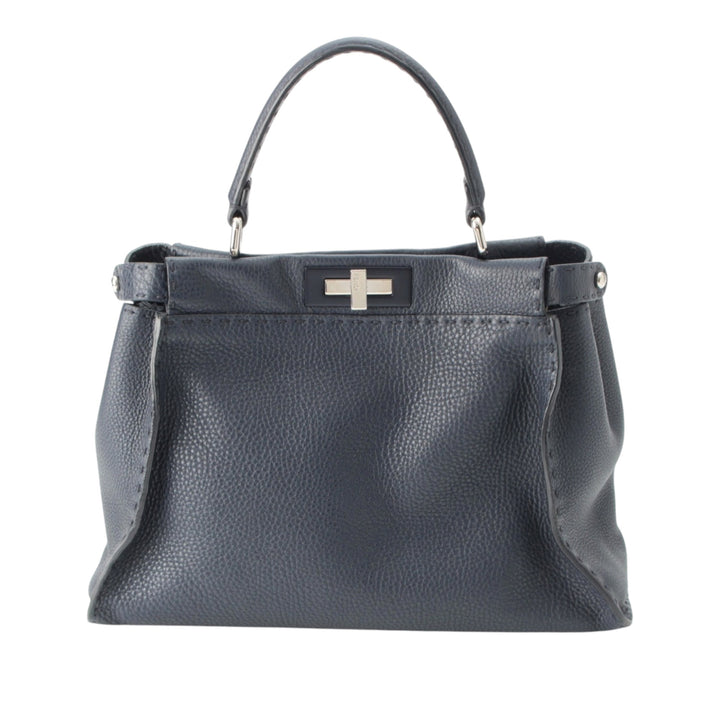 Fendi Selleria Peekaboo Iconic Sac Moyen Cuir