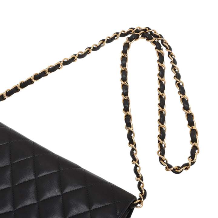 Chanel Small CC Quilted Cuir d’agneau Simple rabat Noir – GABY PARIS Authentique