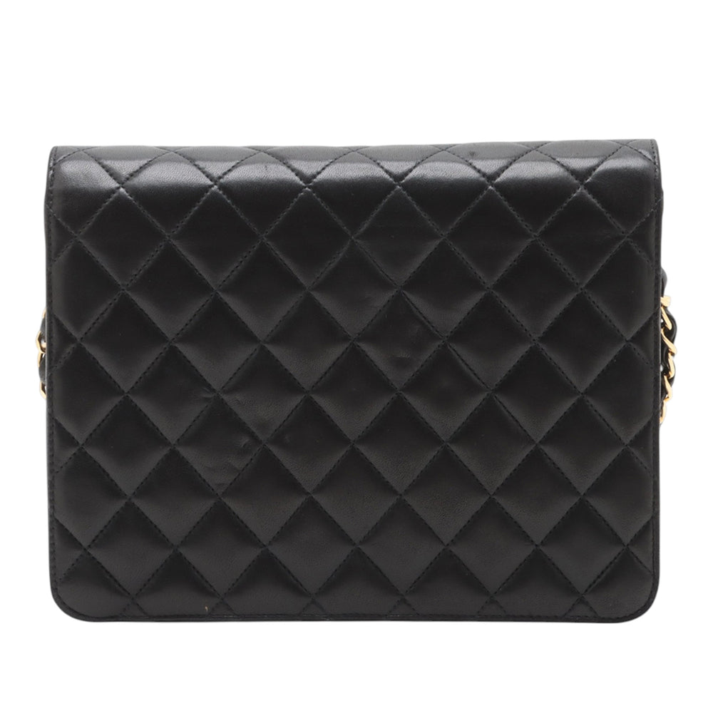 Chanel Small CC Quilted Cuir d’agneau Simple rabat Noir – GABY PARIS Authentique