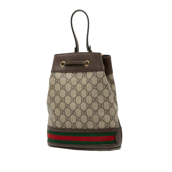 Gucci Small GG Supreme Web Ophidia Bucket Sac