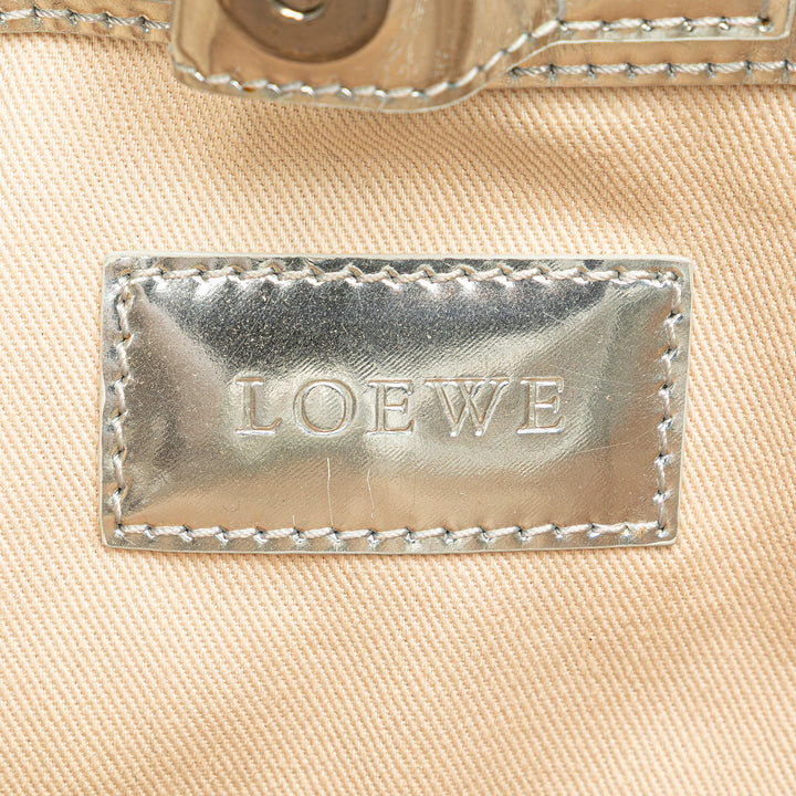Anagram Suede Shoulder Bag Yellow - Gaby Paris