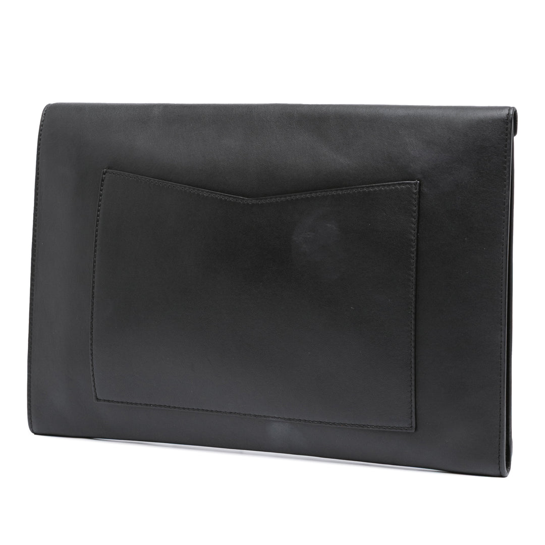 Chanel Cuir d’agneau Cocomail Envelope Pochette Noir