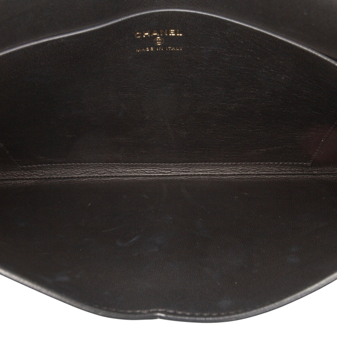 Chanel Cuir d’agneau Cocomail Envelope Pochette Noir