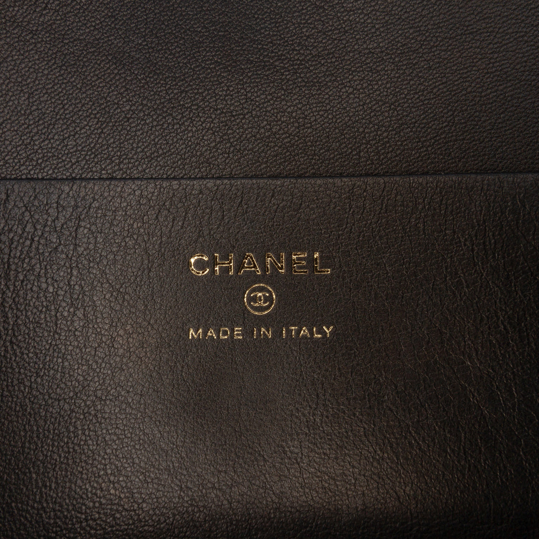 Chanel Cuir d’agneau Cocomail Envelope Pochette Noir