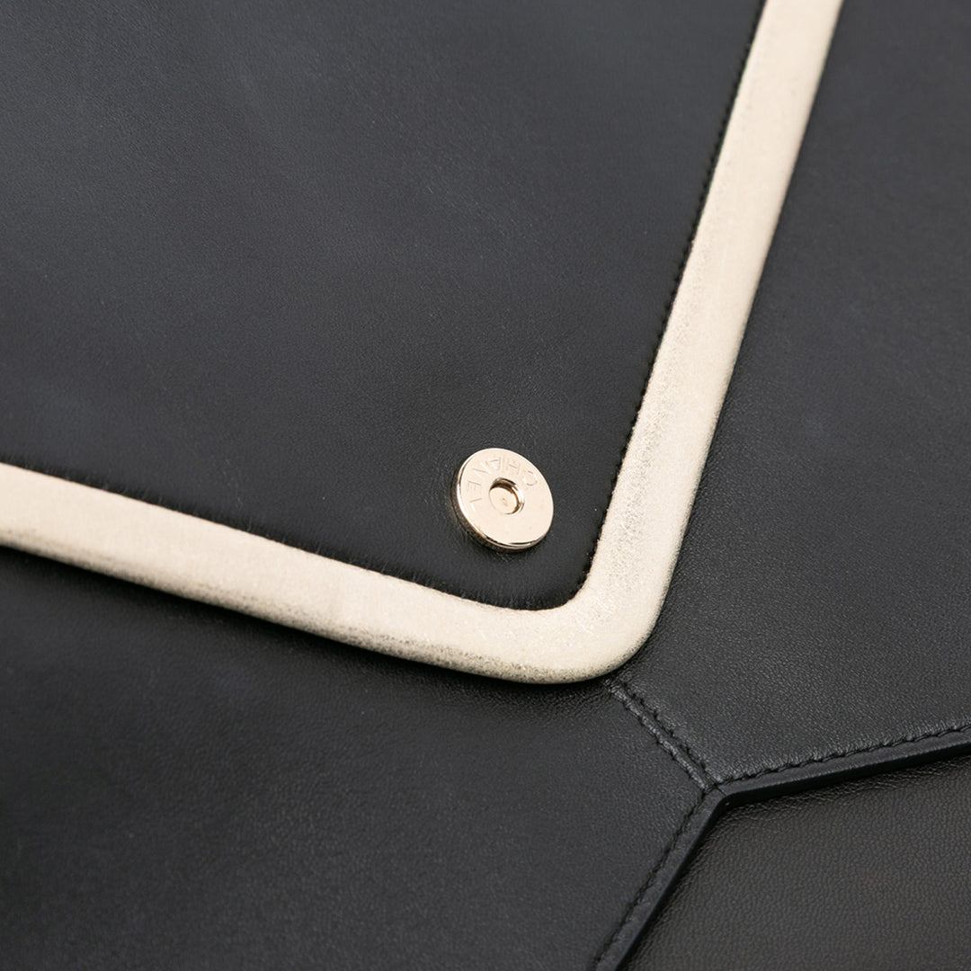 Chanel Cuir d’agneau Cocomail Envelope Pochette Noir