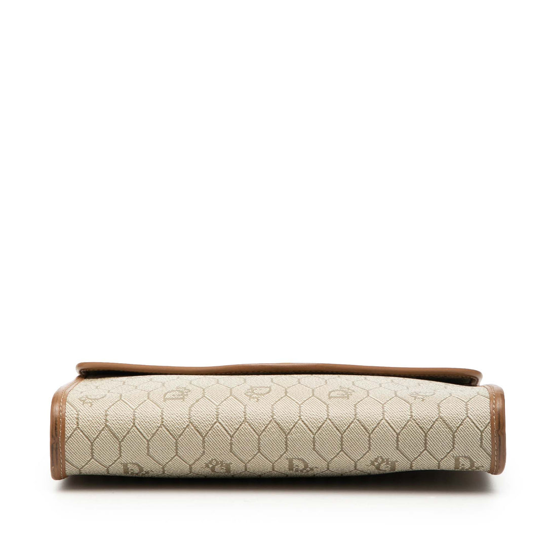 Dior Honeycomb Coated Toile Chain Sac porté croisé