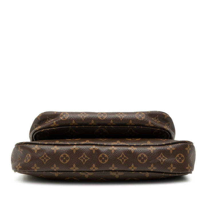 Multi Pochette Accessoires Monogram Marron