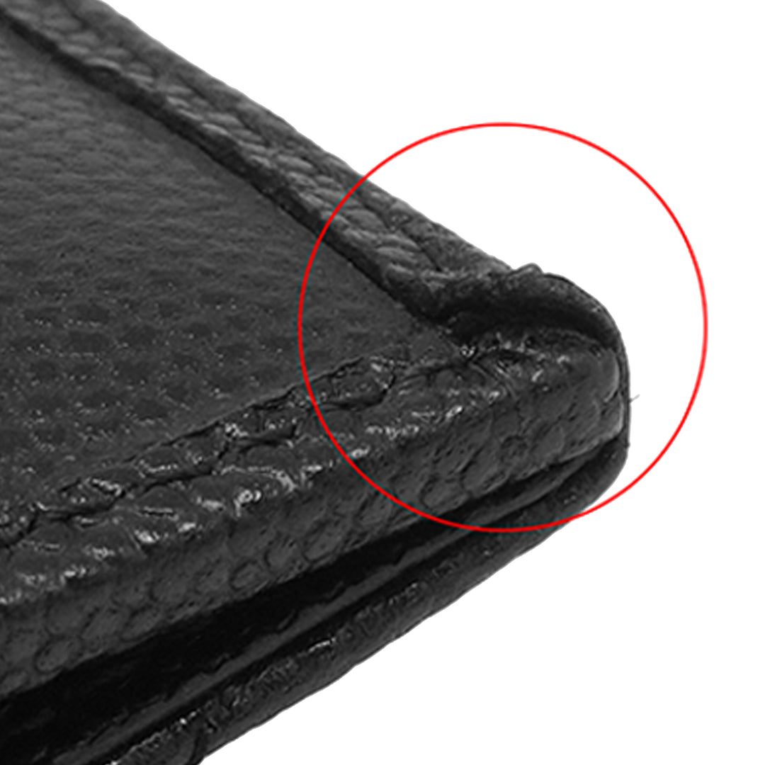 Chanel CC Matelassé Caviar à rabat Card Holder Portefeuille