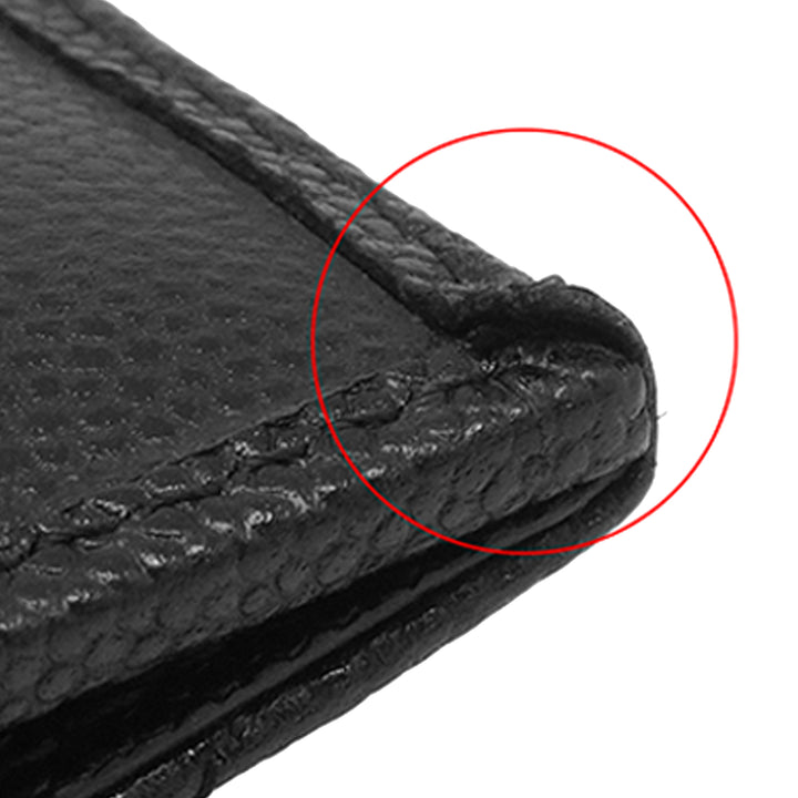 Chanel CC Matelassé Caviar à rabat Card Holder Portefeuille