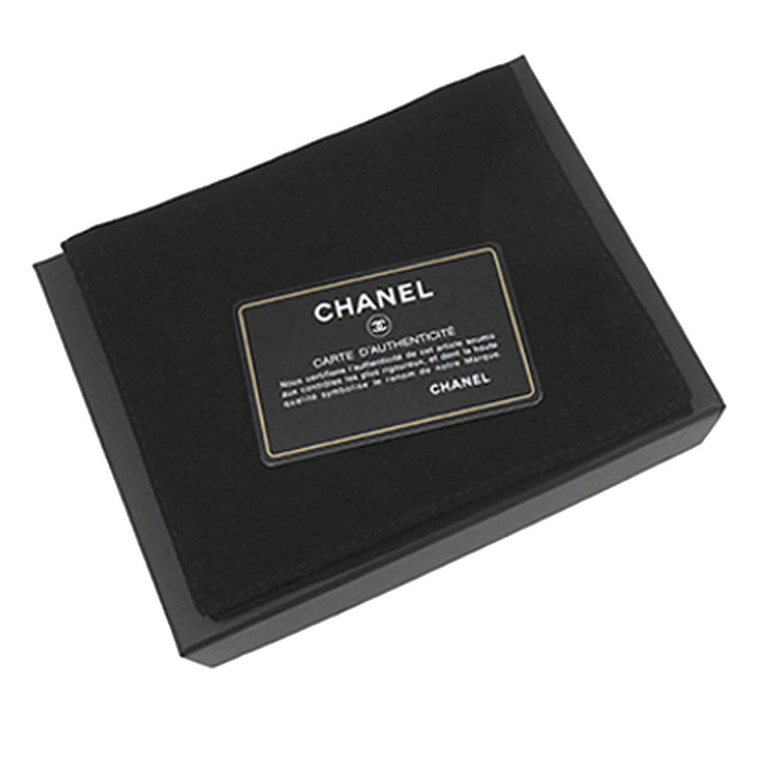 Chanel CC Matelassé Caviar à rabat Card Holder Portefeuille