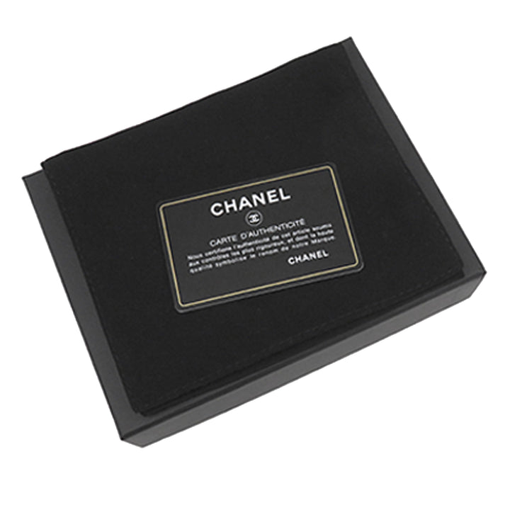 Chanel CC Matelassé Caviar à rabat Card Holder Portefeuille