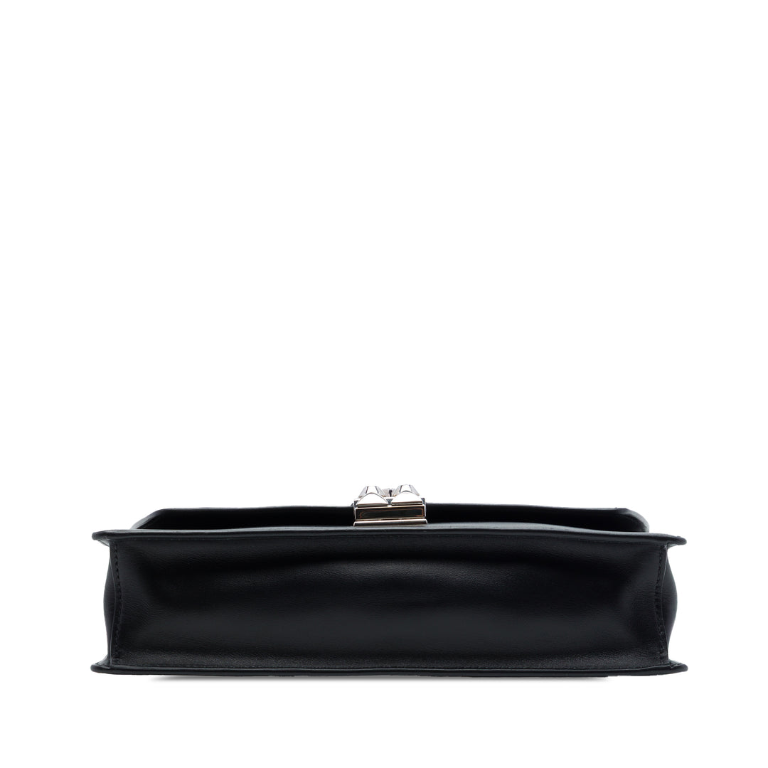 Prada City Cuir de veau et Saffiano clouté Elektra Sac porté croisé