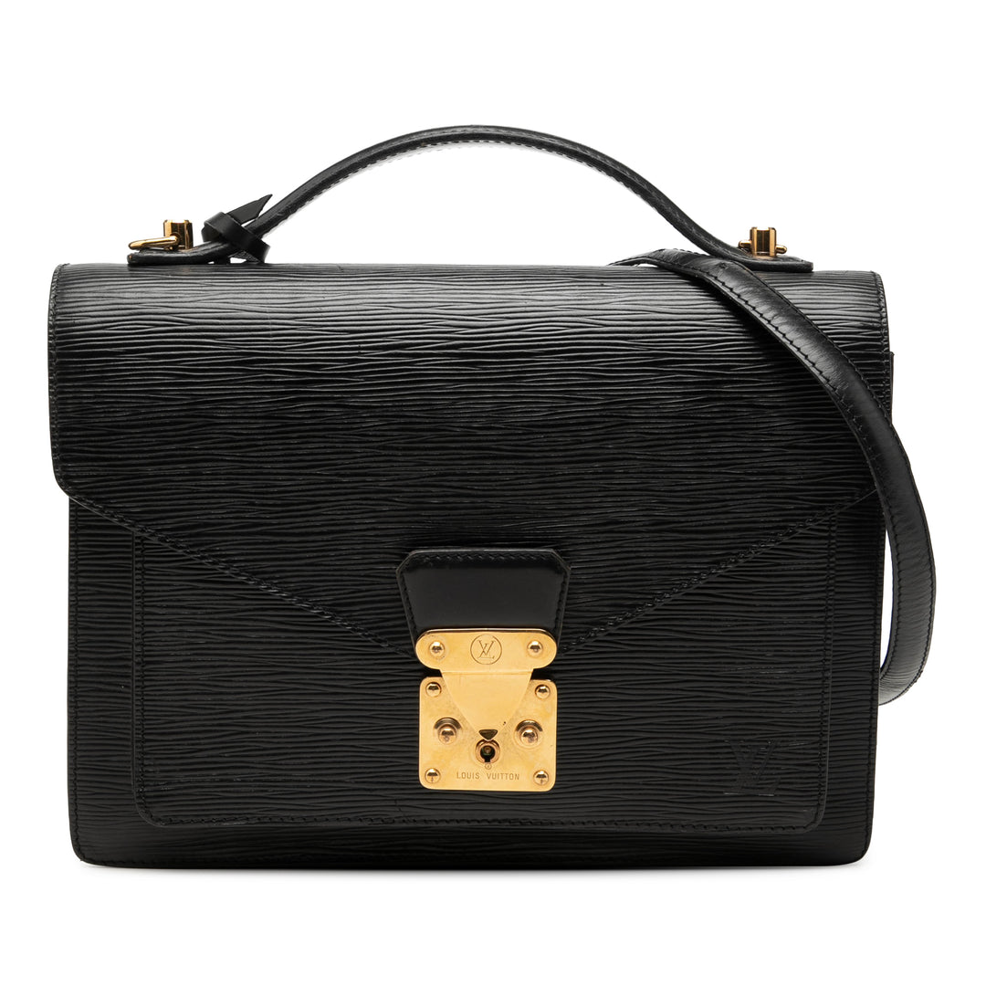Louis Vuitton Monceau 28 Épi Noir – vue principale – GABY PARIS