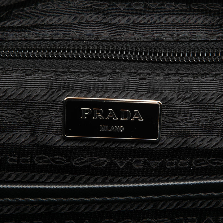 Prada Leopard Imprimé Sac à dos Tessuto Marron – vue 5 – GABY PARIS