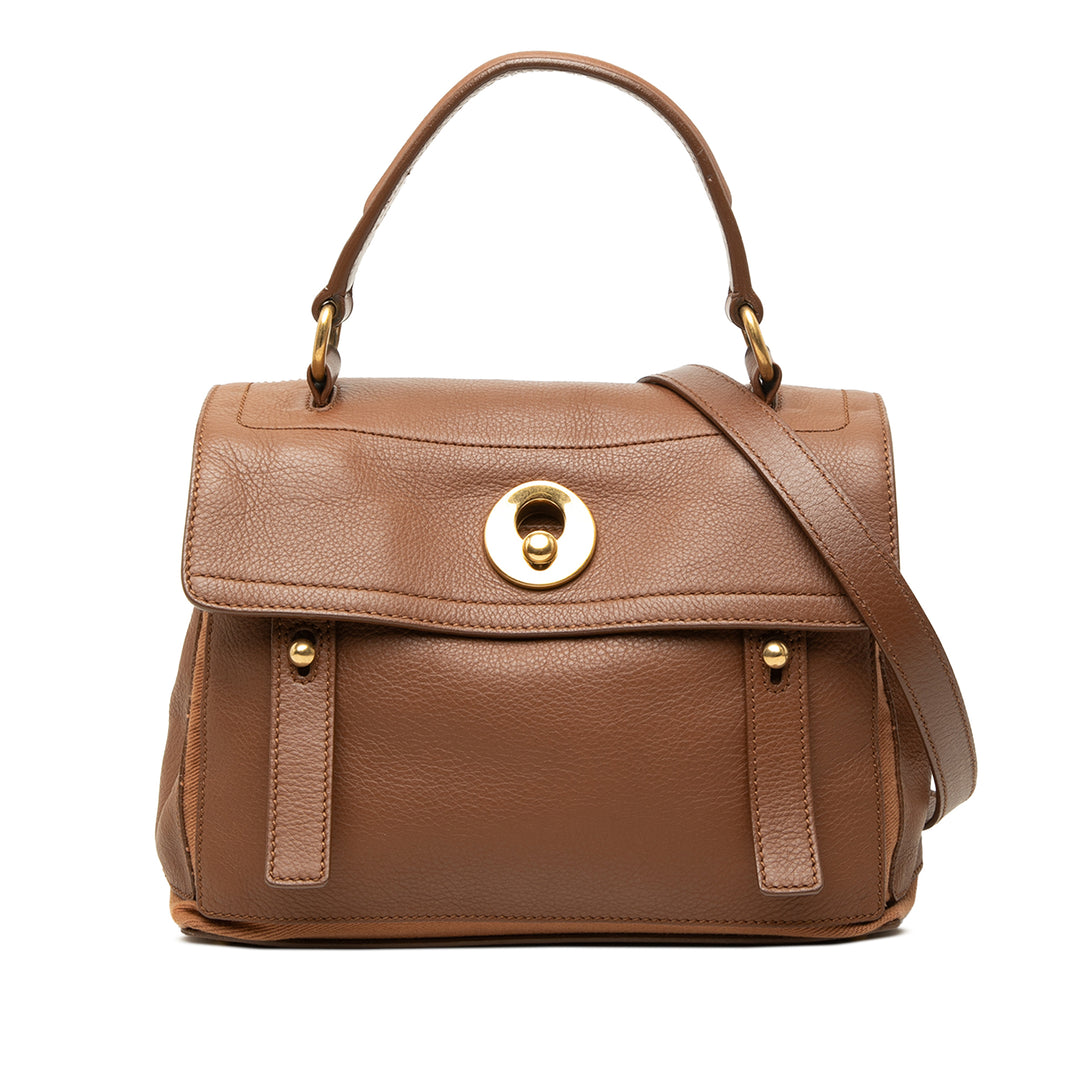 Saint Laurent Sac à main Muse Two Petit Marron – vue principale – GABY PARIS