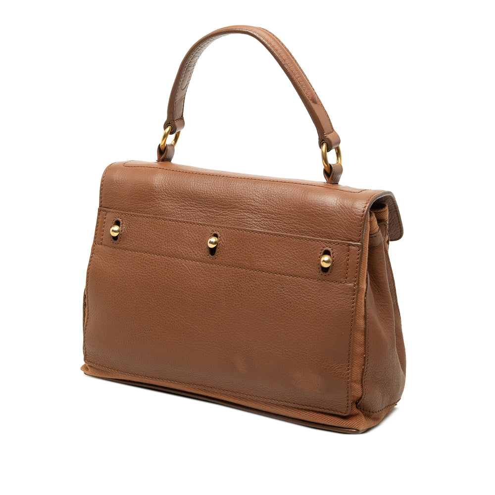 Saint Laurent Sac à main Muse Two Petit Marron – vue 2 – GABY PARIS