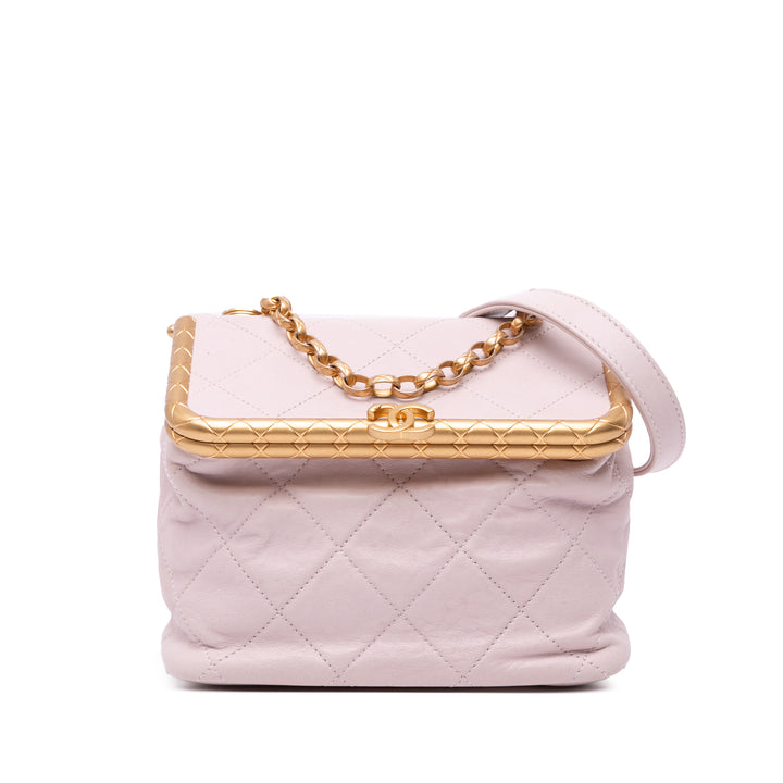 Chanel Quilted Cuir d’agneau My Crush Vanity Bag Rose – GABY PARIS Authentique