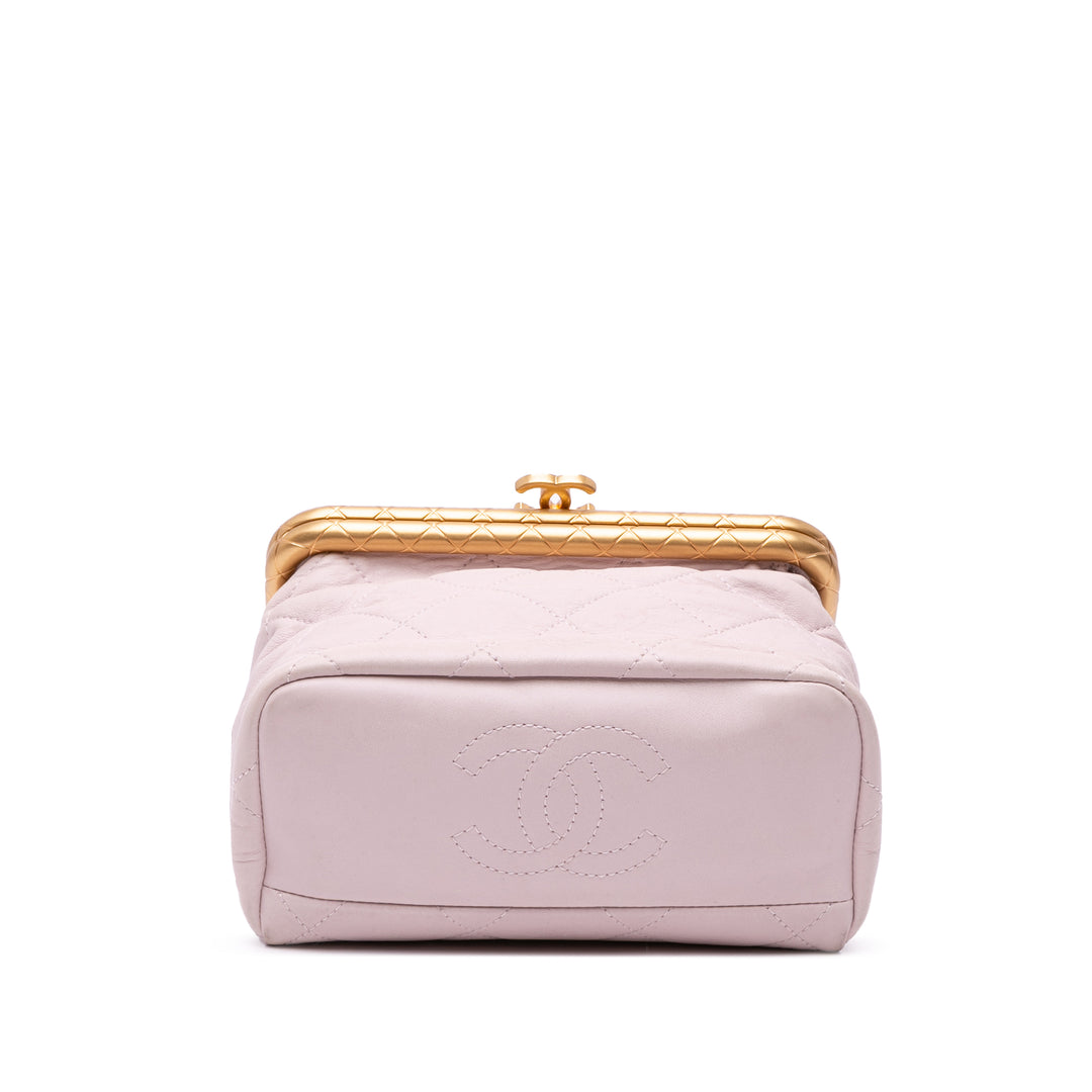 Chanel Quilted Cuir d’agneau My Crush Vanity Bag Rose – GABY PARIS Authentique