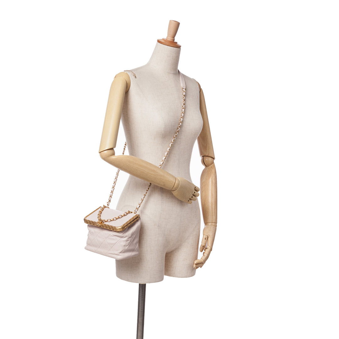 Chanel Quilted Cuir d’agneau My Crush Vanity Bag Rose – GABY PARIS Authentique