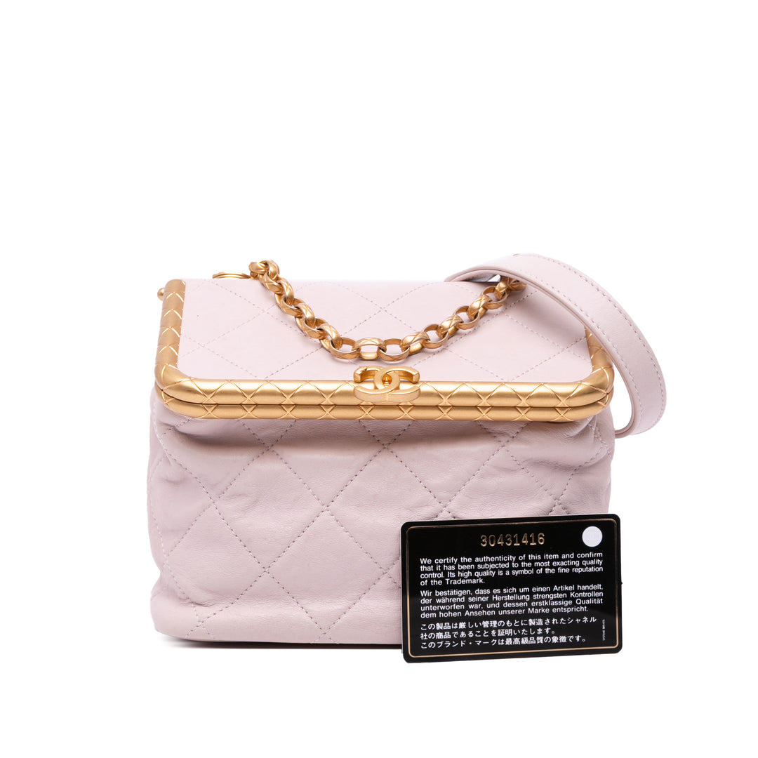 Chanel Quilted Cuir d’agneau My Crush Vanity Bag Rose – GABY PARIS Authentique